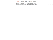 Tablet Screenshot of dutchphotography.nl